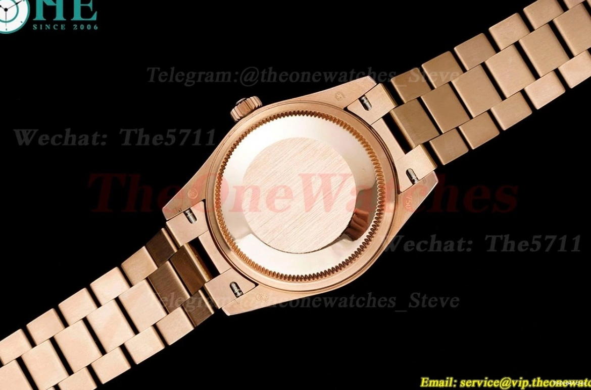 Dia RG JDF Datejust A2824 31mm White Flower RG Dial 0401